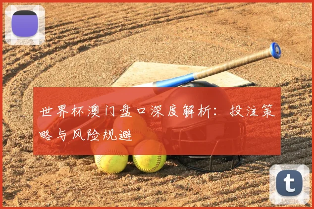世界杯澳门盘口深度解析:投注策略与风险规避